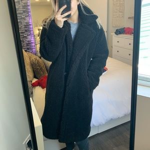 MISSGUIDED  oversized teddy bear coat